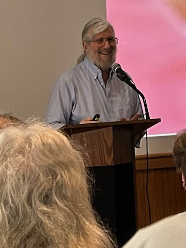 author speaking